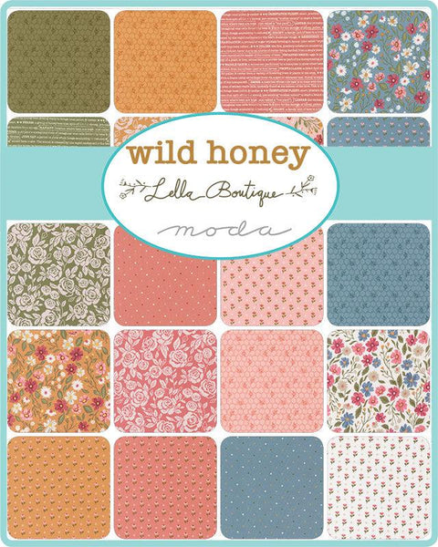 Wild Honey Mini Charm Pack 2 1/2" Stacker Bundle 5250MC - Moda Fabrics - Floral - 42 piece Precut Pre cut - Quilting Cotton Fabric