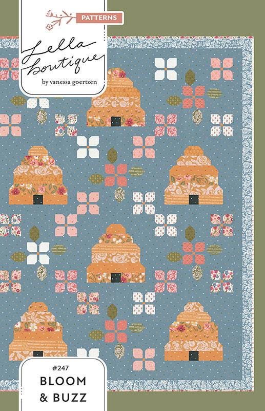 SALE Bloom & Buzz Quilt PaTTERN LB-247 - Lella Boutique - Moda Fabrics - INSTRUCTIONS Only - Rolie Polie Friendly