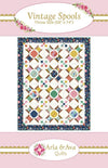 SALE Vintage Spools Quilt PATTERN P233 - Aria & Ava Quilts - Riley Blake Design - INSTRUCTIONS Only - Fat Quarter Friendly Sew Theme