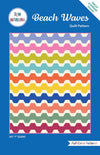 SALE Beach Waves Quilt PaTTERN KS-2501 - Mariana Diaz - Moda Fabrics - INSTRUCTIONS Only - 10" Stacker Friendly Fat Quarter Friendly