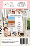 SALE Handmade Cambridge Quilt PATTERN P260 - Liza Taylor - Riley Blake Designs - INSTRUCTIONS Only - Geometric - Beginner Friendly