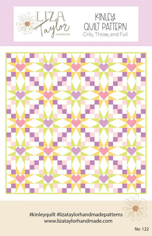 SALE Handmade Kinley Quilt PATTERN P260 by Liza Taylor - Riley Blake Designs - INSTRUCTIONS Only - Multiple Sizes - Beginner Friendly