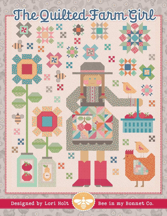 SALE The Quilted Farm Girl Quilt PATTERN P051 - It's Sew Emma - Lori Holt - INSTRUCTIONS Only - Pieced - Fat Quarter Friendly