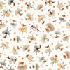 Image of Sugar, Spice, Everything Nice Dancers White quilting cotton fabric by Morris Creative Group for QT Fabrics. Features dancers on a white background. Cute Little Fabric Shop