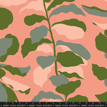 2yd End of Bolt - Calathea WIDEBACK RS5189 Light Melon - Moda Fabrics - 108" - Ruby Star Society - Quilting Cotton Fabric