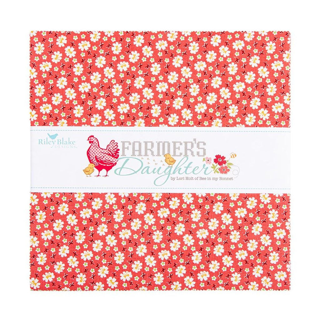SALE Farmer's Daughter Layer Cake 10" Stacker Bundle 10-17160-42 - Riley Blake Designs - 42 piece Precut Pre cut - Quilting Cotton Fabric
