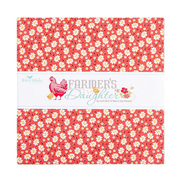 SALE Farmer's Daughter Layer Cake 10" Stacker Bundle 10-17160-42 - Riley Blake Designs - 42 piece Precut Pre cut - Quilting Cotton Fabric