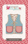SALE Quilted Vest PATTERN Book P120 - Lori Holt - Riley Blake Designs - INSTRUCTIONS Only - Vintage Nostalgic Cozy