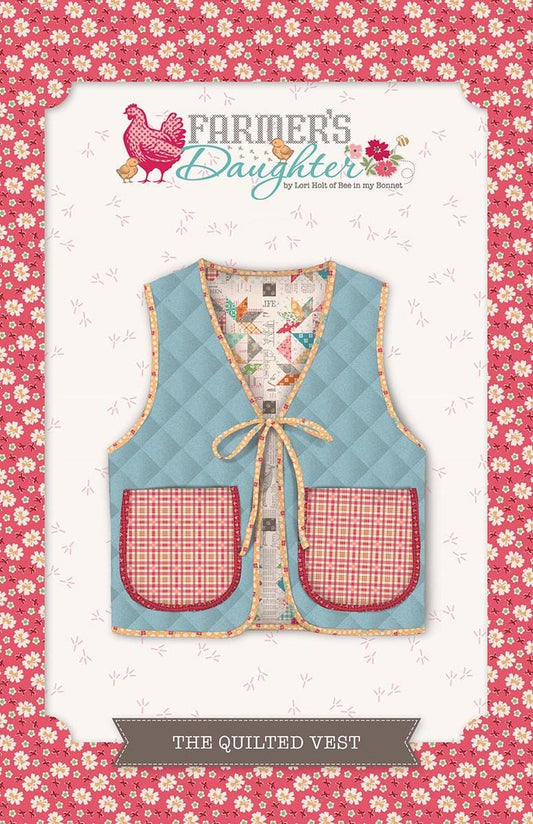 SALE Quilted Vest PATTERN Book P120 - Lori Holt - Riley Blake Designs - INSTRUCTIONS Only - Vintage Nostalgic Cozy