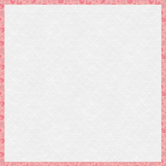 Lori Holt 18" Design Board Farmer's Daughter DB-46780 Coral - Riley Blake Designs - Quilt Block Placement 18 Inches Square