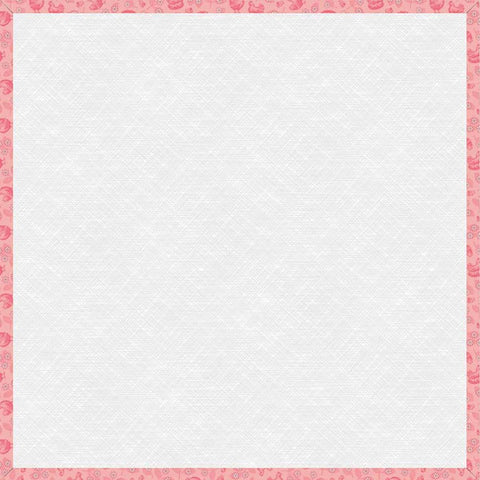Lori Holt 18" Design Board Farmer's Daughter DB-46780 Coral - Riley Blake Designs - Quilt Block Placement 18 Inches Square