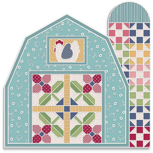 Farmer's Daughter Scissor Minder Barn Magnet Scissor Holder ST-46791 - Lori Holt Riley Blake Designs