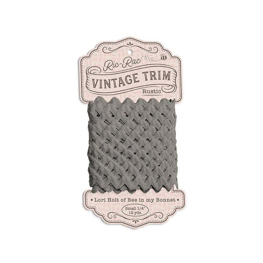 SALE Lori Holt Vintage Trim Small STVT-46835 Rustic - Riley Blake Designs - 12 Yards of 1/4" Polyester Trim