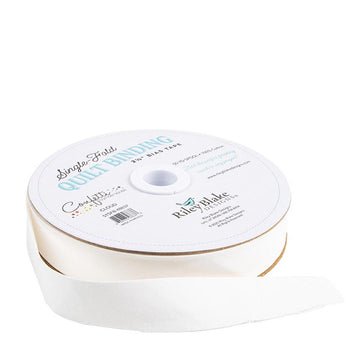 DEAL Single-Fold Quilt Binding Confetti Cotton STSFB-48837 Cloud - Riley Blake Designs - 2 1/2" Bias Binding - by the yard