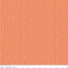 Image of Virginia Rose Wavy Stripe Orange quilting cotton by Katherine Lenius for Riley Blake Designs. Features stripes on an orange background. Cute Little Fabric Shop