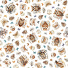 Image of Night Owls Owls White quilting cotton by Morris Creative Group for QT Fabrics. Features owls on a white background. Cute Little Fabric Shop