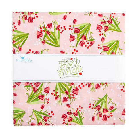 Front Porch Layer Cake 10" Stacker Bundle 10-17210-42 - Riley Blake Designs - 42 piece Precut Pre cut - Quilting Cotton Fabric