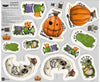 SALE Steampunk Halloween 3 Sew N' Go Halloween Character Panel 31225 Multi X - QT Fabrics - Spooky Season Pumpkin - Quilting Cotton Fabric