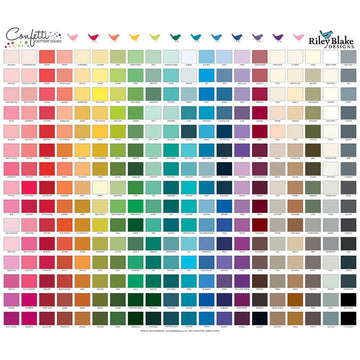 SALE Confetti Cotton Swatch Panel 1P-PD120 - DIGITALLY PRINTED Riley Blake Quilting Cotton Fabric