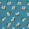 Juicy Floral RS0089 Dark Turquoise - Moda Fabrics - Novelty Flowers Leaves - Quilting Cotton Fabric