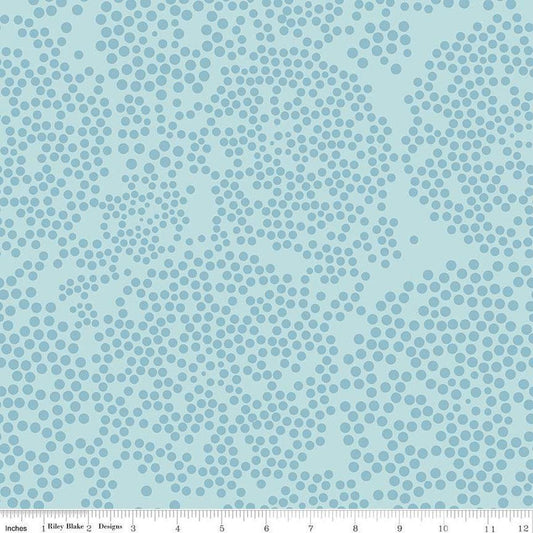 SALE Day in the Life Dots C13663 Blush - Riley Blake Designs - White Dots Dot Dotted - Quilting Cotton Fabric