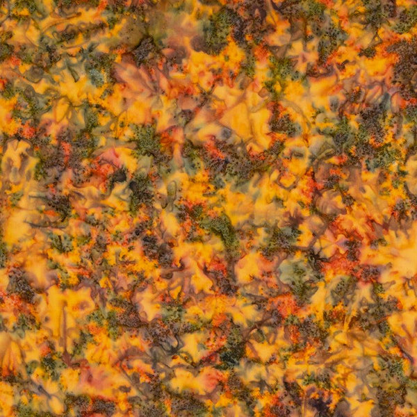 CLEARANCE Batiks Expressions Hand-Dyes BTHH213 Orange Yellow Multi 1 - Riley Blake Designs - Hand-Dyed Print - Quilting Cotton Fabric
