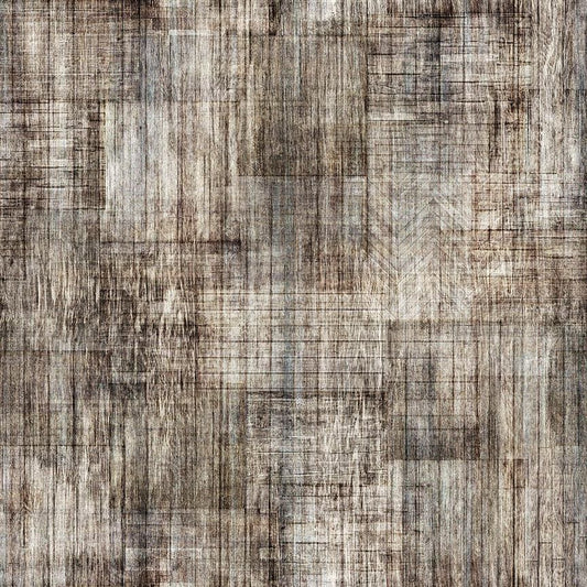 Into The Woods Texture Blender 30840 Steel KZ - QT Fabrics - Lines Shabby Rustic - Quilting Cotton Fabric