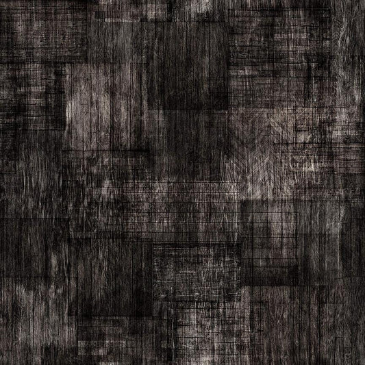 SALE Into The Woods Texture Blender 30840 Coal JK - QT Fabrics - Lines Shabby Rustic - Quilting Cotton Fabric