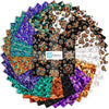 Solstice Kaleidoscope Layer Cake 10" Stacker Bundle - QT Fabrics - 42-Piece Precut  - Geometric - Quilting Cotton Fabric