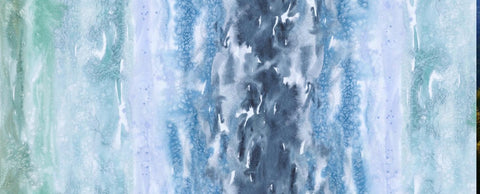 Wanderlust Ombre 39849 Sky - Moda Fabrics - Nature Paint Lines - Quilting Cotton Fabric