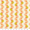 Juicy Fruit Stripe Shell Yellow Peaches Oranges Fabric RS0090 - Moda Quilting Cotton Fabric