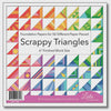 6" Scrappy Triangle Quilt Block Foundation Paper - Moda Fabrics - Paper Piecing Scrappy Friendly 50 Sheets Quilting Blocks