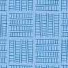 SALE Ladder Co. 1 Tall Ladder Blue by Michael Miller Fabrics - Ladder Company One Ladders Geometric Children's - Quilting Cotton Fabric