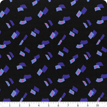 Hello Alice Aces RS2129 Black - Moda Fabrics - Playing Cards Hearts Novelty - Ru- Star - Quilting Cotton Fabric