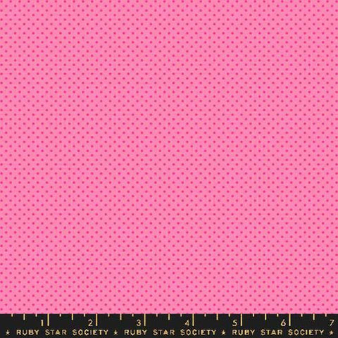 Ooh Lucky Lucky Dots RS4102 Lucky Pink - Moda Fabrics - Mini Dot Ditsy - Ruby Star Society - Quilting Cotton Fabric
