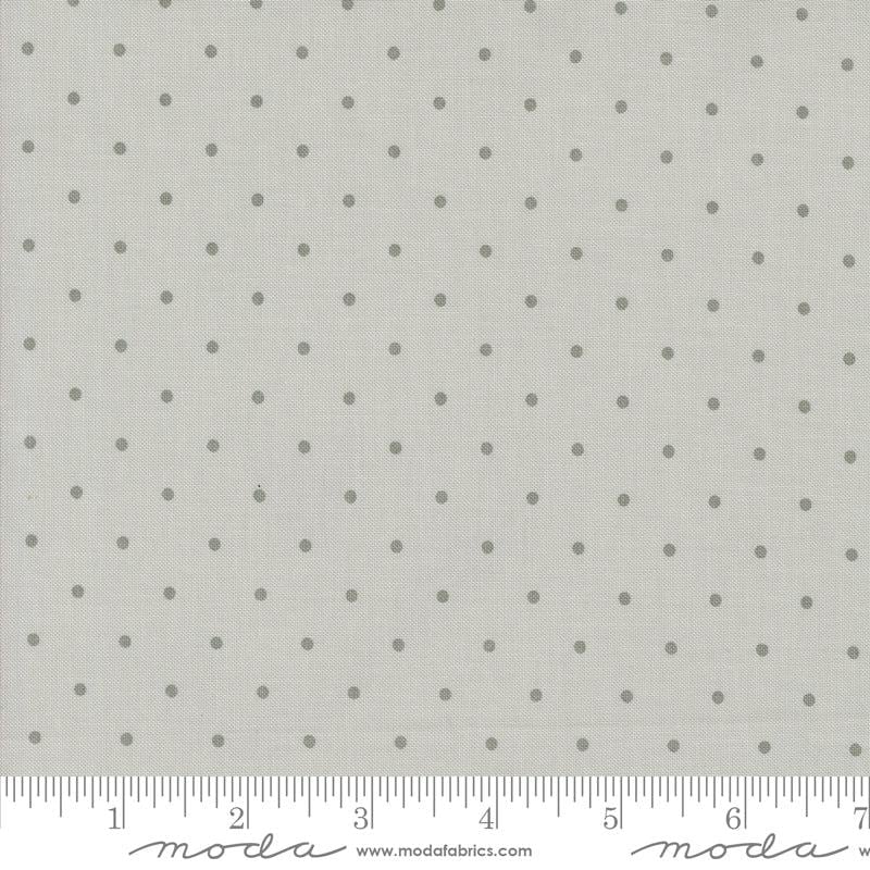 Magic Dot 5230 Silver - Moda Fabrics - Polka Dots Dotted - Quilting Cotton Fabric