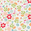 SALE Laguna Sunrise Main 37680 Off White - Moda Fabrics - Floral Flowers - Quilting Cotton Fabric