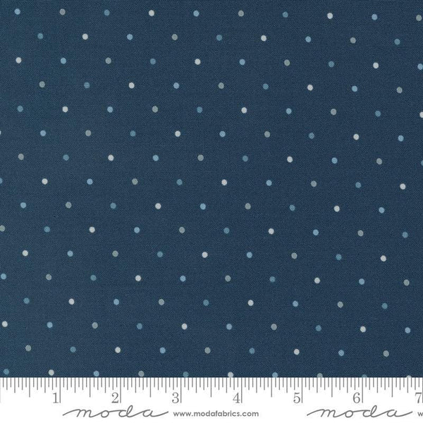 Magic Dot 5230 Midnight - Moda Fabrics - Polka Dots Dotted - Quilting Cotton Fabric