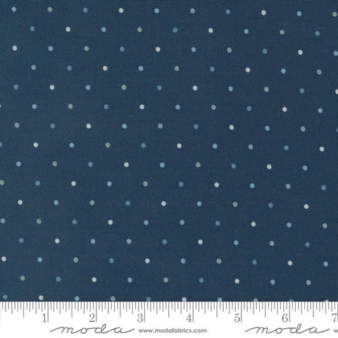 Magic Dot 5230 Midnight - Moda Fabrics - Polka Dots Dotted - Quilting Cotton Fabric