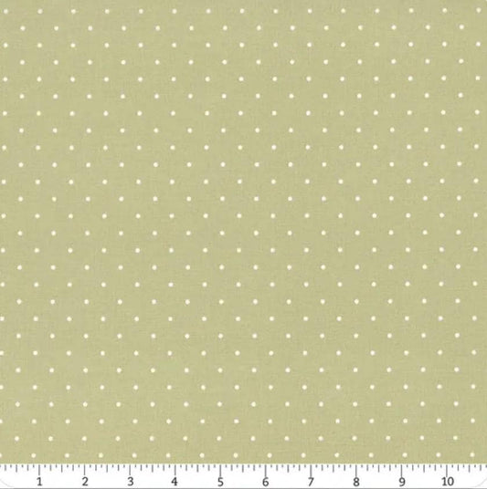 SALE Magic Dot 5230 Sage - Moda Fabrics - Polka Dots Dotted - Quilting Cotton Fabric