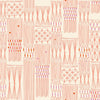 SALE Calathea Macrame RS5185 Melon - Moda Fabrics - Wall Hang Retro Knots Ropes - Ru- Star - Quilting Cotton Fabric