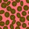 SALE Calathea Pilea RS5188 Strawberry - Moda Fabrics - Chinese Money Plant Leaf Leaves - Ru- Star - Quilting Cotton Fabric