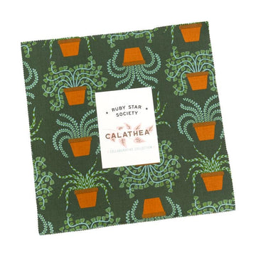 Calathea Layer Cake 10" Stacker Bundle RS5182LC - Moda Fabrics - Ru- Star Society - 42-Piece Precut  - Quilting Cotton Fabric