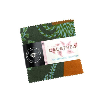 Calathea Mini Charm Pack 2 1/2" Stacker Bundle RS5182MC - Moda Fabrics - Ru- Star Society - 42-Piece  - Quilting Cotton Fabric