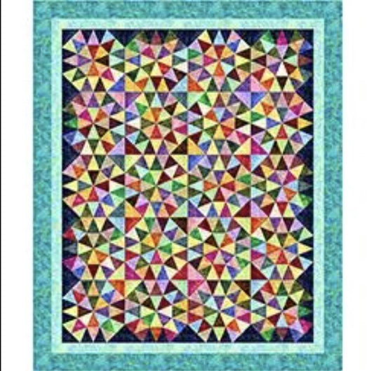 SALE Morning Star Quilt PATTERN - QT Fabrics - Instructions Only - Vibe 45" - Pieced Pattern - Fat Quarter Friendly