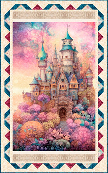 SALE Enchanted Panel Quilt Kit - QT Fabrics - Pattern Fabric -  - Quilting Cotton Fabric