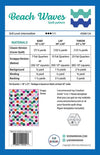 SALE Beach Waves Quilt PaTTERN KS-2501 - Mariana Diaz - Moda Fabrics - INSTRUCTIONS Only - 10" Stacker Friendly Fat Quarter Friendly