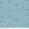 Image of Utah Tonal Blue quilting cotton fabric by Kelsey Carlson for Riley Blake Designs. Features state treasures on a blue background. Cute Little Fabric Shop