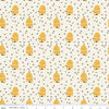 Image of Utah Beehives Cream quilting cotton fabric by Kelsey Carlson for Riley Blake Designs. Features beehives on a cream background. Cute Little Fabric Shop