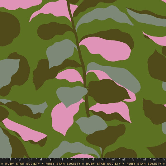 2yd 15" End of Bolt - SALE Calathea WIDEBACK RS5189 Juniper - Moda Fabrics - 108" - Ruby Star Society - Quilting Cotton Fabric